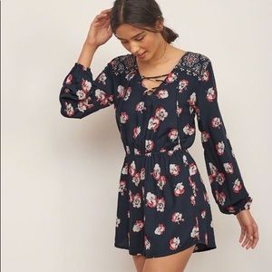 Abercrombie floral romper